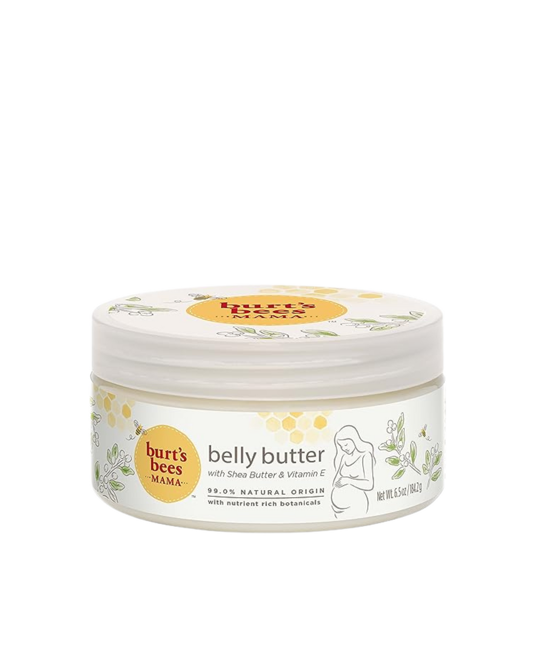 Burt's Bees 蜜蜂妈妈肚皮黄油含乳木果油和维生素 E