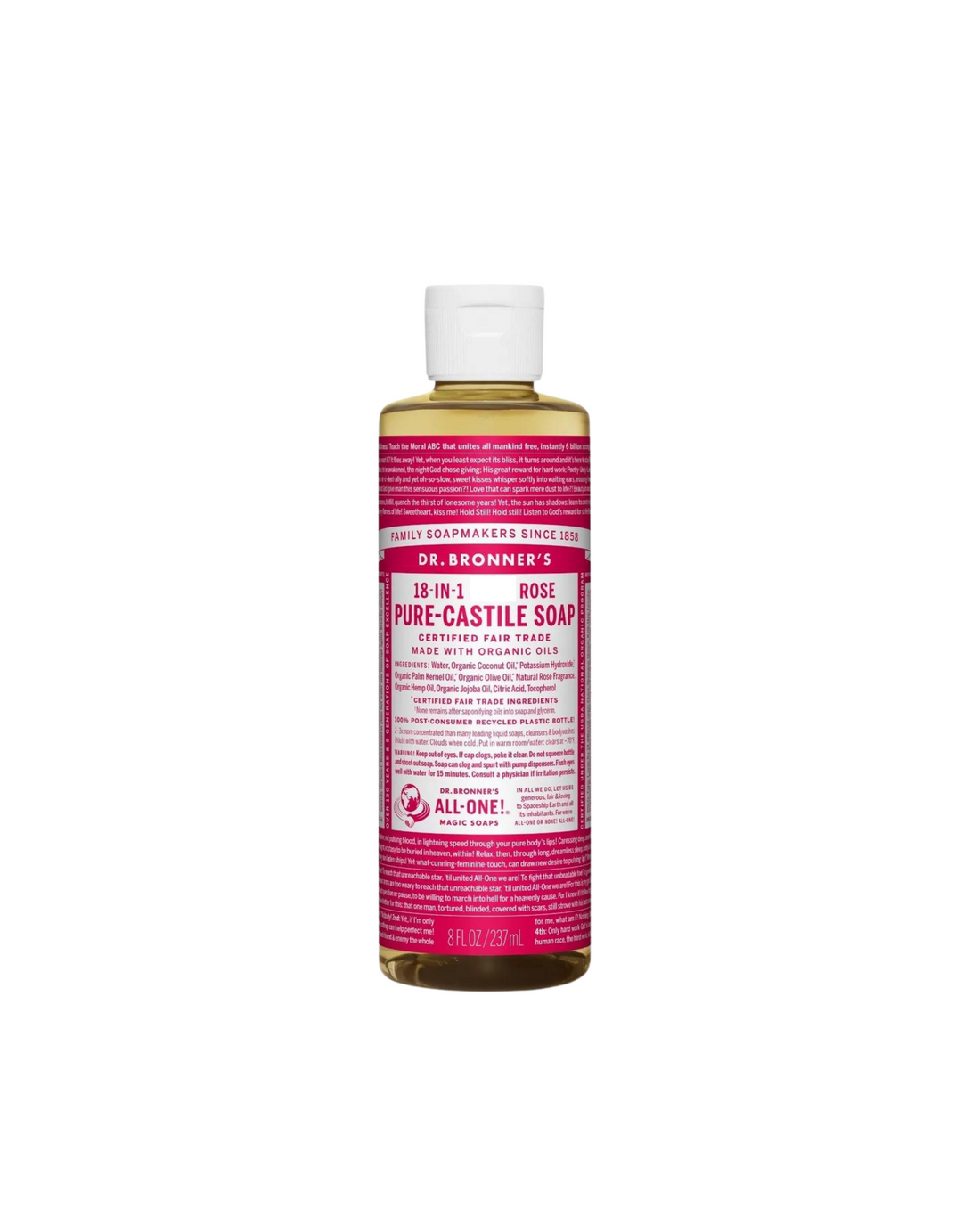 Dr. Bronner's 纯卡斯提尔液体皂 237ml/礼包