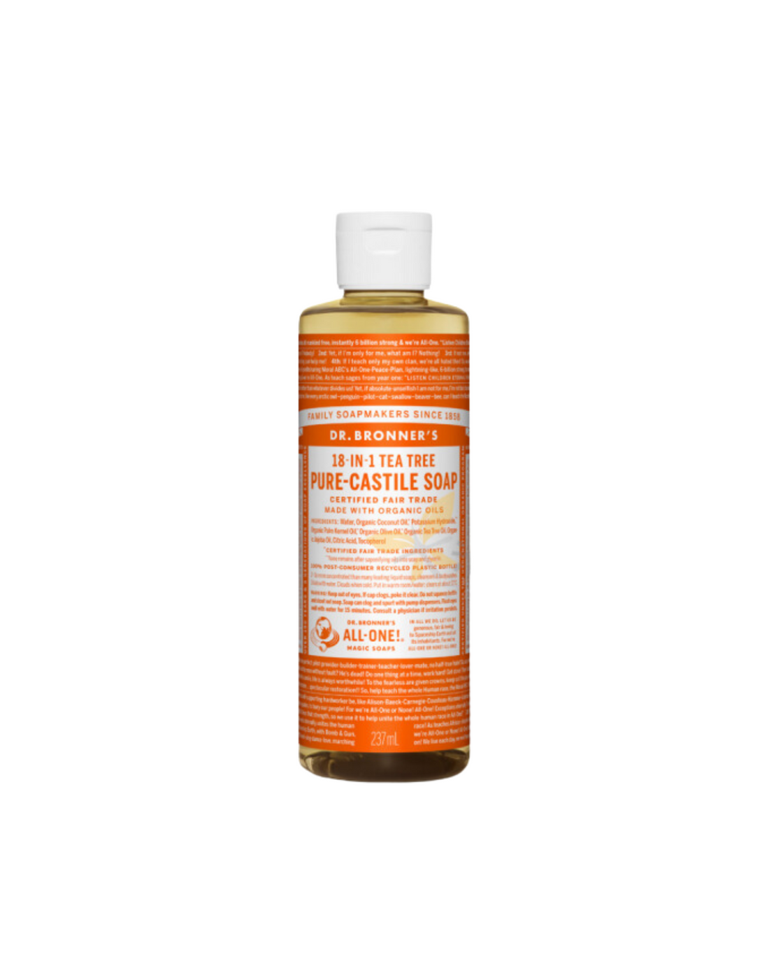 Dr. Bronner's 纯卡斯提尔液体皂 237ml/礼包