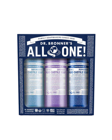 Dr. Bronner's Pure-Castile 液体肥皂宇宙经典 237 毫升 x 3 包