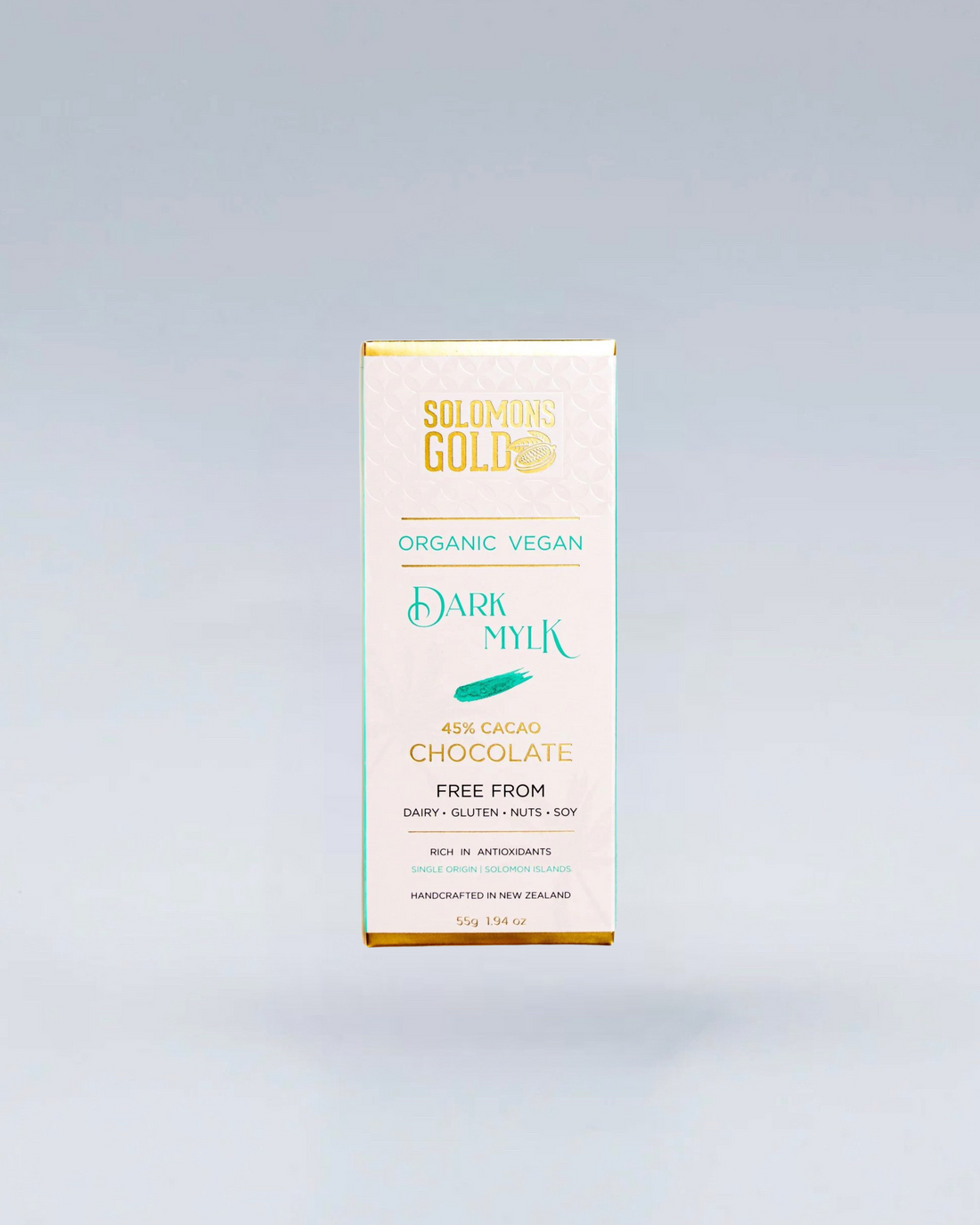 Solomons Gold 有机纯素黑牛奶巧克力（45% 可可）